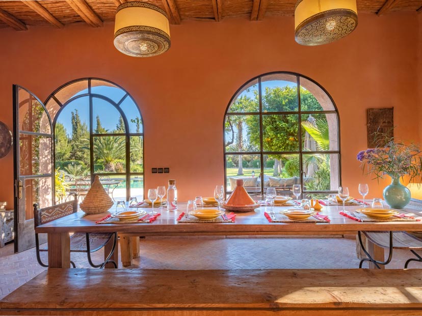 Villa Patio dining